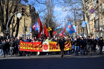 Одесситы: «Марш за референдум» (фото, видео)
