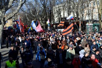 Одесситы: «Марш за референдум» (фото, видео)