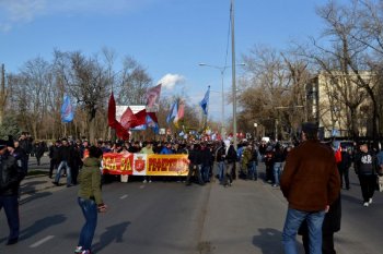 Одесситы: «Марш за референдум» (фото, видео)