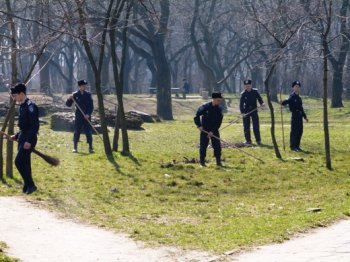 В парке Шевченко одесситы обустроили общественную спортплощадку