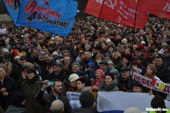 На Куликовом поле начался масштабный митинг