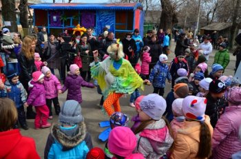 В Одесском зоопарке состоялся праздник «В гостях у Лешего»