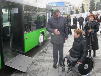 Расписание работы в Одессе автобусов для инвалидов-колясочников