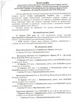 В Одесской области стартует эстафета памяти освобождения от фашизма 