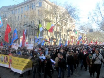 Одесситы будут бороться с «дворцовым переворотом»