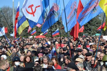 На Куликовом поле проходит митинг