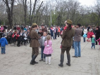 Привал в парке Победы