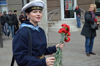 Одесситы прошли маршем в честь освобождения города