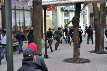Одесские правоохранители надели георгиевские ленты (фото)