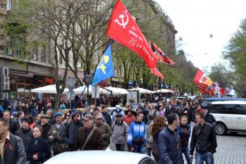 Одесские правоохранители надели георгиевские ленты (фото)