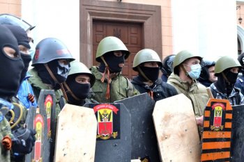 Одесские правоохранители надели георгиевские ленты (фото)