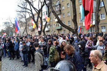 Одесские правоохранители надели георгиевские ленты (фото)