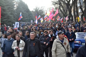 Одесские правоохранители надели георгиевские ленты (фото)