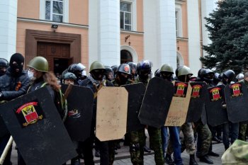 Одесские правоохранители надели георгиевские ленты (фото)