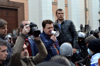 Одесские правоохранители надели георгиевские ленты (фото)