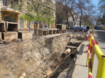 В Одессе начался ремонт теплосетей
