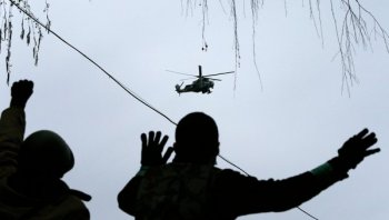 Вчера в Славянске таки сбили вертолет