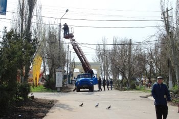 В Одессе благоустраивают центральную аллею гидропарка Лузановка