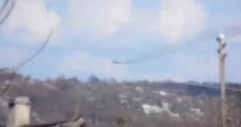 Самолёт украинских ВВС атаковал позиции Самообороны Донбасса (видео)