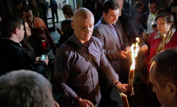 Геннадий Труханов: Я горд тем, что частичка Благодатного огня доставлена в Одессу (фото)