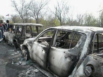 В Славянске задержан боевик "Правого сектора", атаковавший блокпост (видео)