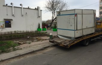 В Одессе демонтируют незаконные будки (фото)