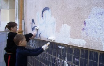 В Одессе стартовала акция «Дети двора за красоту дома» (фото)