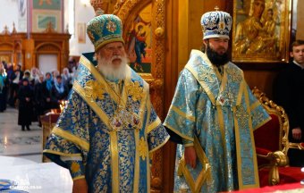 Митрополит Агафангел совершил всенощное бдение в Свято-Успенском Одесском мужском монастыре