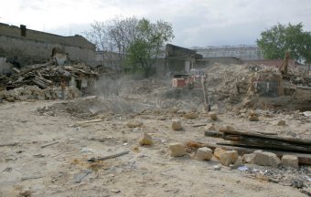 В «Климовском квартале» в Одессе начали демонтировать дома (фото)