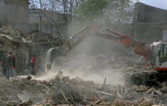 В «Климовском квартале» в Одессе начали демонтировать дома (фото)