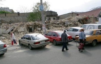 В «Климовском квартале» в Одессе начали демонтировать дома (фото)