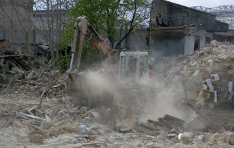 В «Климовском квартале» в Одессе начали демонтировать дома (фото)