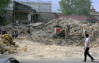 В «Климовском квартале» в Одессе начали демонтировать дома (фото)