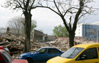 В «Климовском квартале» в Одессе начали демонтировать дома (фото)