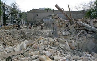 В «Климовском квартале» в Одессе начали демонтировать дома (фото)
