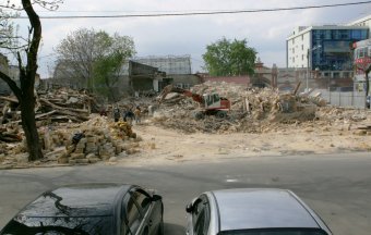 В «Климовском квартале» в Одессе начали демонтировать дома (фото)