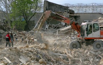 В «Климовском квартале» в Одессе начали демонтировать дома (фото)