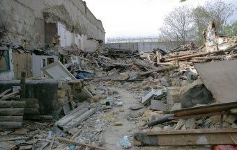 В «Климовском квартале» в Одессе начали демонтировать дома (фото)