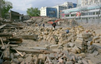 В «Климовском квартале» в Одессе начали демонтировать дома (фото)