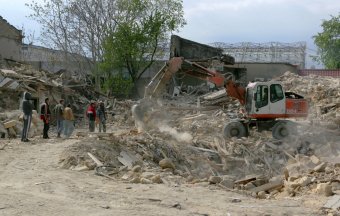 В «Климовском квартале» в Одессе начали демонтировать дома (фото)