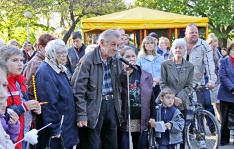Геннадий Труханов встретился с одесситами в сквере имени Мечникова (фото)