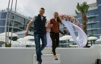 Одесситы устроили марафон поцелуев (фото)