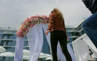 Одесситы устроили марафон поцелуев (фото)