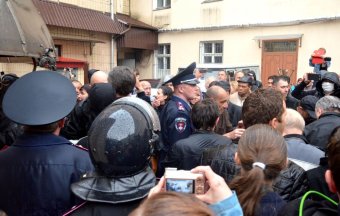 Задержанных активистов Куликова поля освободили одесситы (фото)