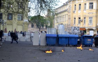 Задержанных в Одессе перевели в центр страны