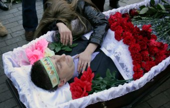 Сегодня в Одессе прощались с 36-летним Андреем Бирюковым (фото)