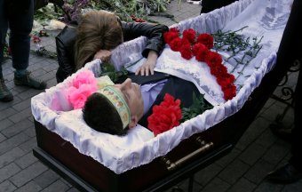 Сегодня в Одессе прощались с 36-летним Андреем Бирюковым (фото)