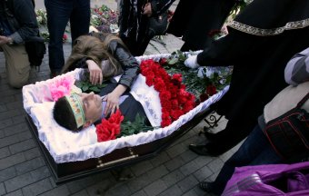 Сегодня в Одессе прощались с 36-летним Андреем Бирюковым (фото)