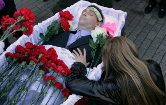 Сегодня в Одессе прощались с 36-летним Андреем Бирюковым (фото)