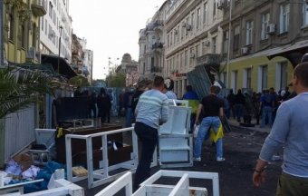 Одесский бизнес подсчитывает убытки от погромов  2 мая и ждет помощи от власти
